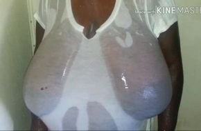 Wet t shirt nipples